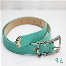 桃心复古细腰带韩版女潮雕花防古真皮女式腰带装饰裤带