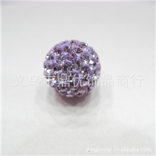 胶泥球bracelet欧美流行AB胶泥水钻球陶泥球厂家直销