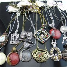 全网最低韩版欧美合金镶钻铜链时尚长款项链混款