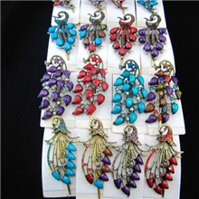 全网最低外贸饰品孔雀尖嘴夹波西米亚凤凰头饰复古发夹爆款