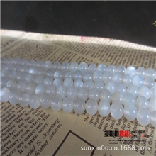 AAAA天然水晶白月光石半成品散珠DIY手链串珠饰品东海水晶拿货