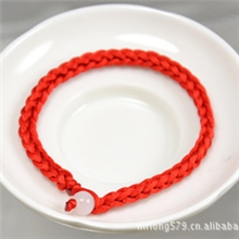 H13504端午节清明节本命年红绳珠珠手链手饰辟邪七夕定情礼物