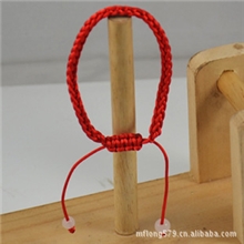 七夕定情礼物清明端午节红绳珠珠联千千结手链脚链两用