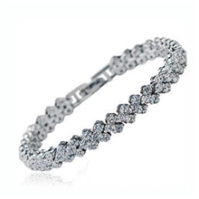 时尚韩版饰品女士进口AAA锆石罗马手链厂家热销混批饰品批发