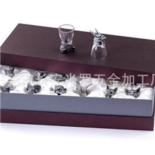 公司礼品双十一光棍纯锡白酒烈酒杯套装送朋友长辈商礼品批发