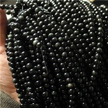 DIY水晶饰品配件/正品天然水晶彩眼黑曜石半成品散珠