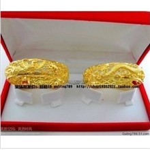 传统中国风龙凤手镯新娘结婚手镯高仿镀金手镯镀金手镯