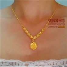 婚纱搭配项链高仿黄金项链女士项链婚庆礼品