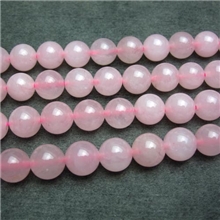 DIY饰品配件材料/天然水晶2-14mm粉水晶/芙蓉晶半成品散珠批发
