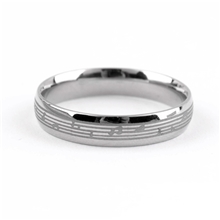 情侣女款五线谱音乐符钛钢戒指环批发义乌小饰品代理加盟