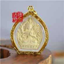 开光文殊菩萨佛牌挂坠密宗文殊本命佛经文挂件泰国佛牌批发