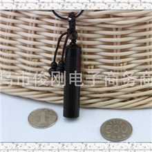 厂家批发木质挂件幸运木雕刻圆柱大悲咒创意新款钥匙扣