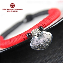 【厂家直销】专业生产制作民族手工编织手环批发SL-A064