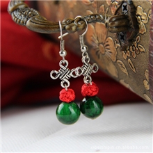 【首饰批发】专业制作古典民族风彩石耳环200元饰品混批EH-A057