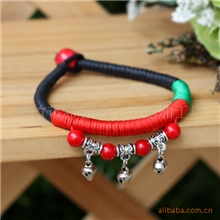 NO.2055【实物拍摄】新品原创纯手工民族风铃铛手链