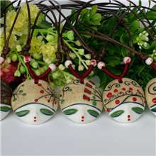 景德镇星玲饰品、首饰娃娃脸毛衣链项链陶瓷饰品批发随机发