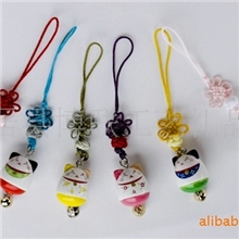 [6款]厂家批发和风木制铃铛招财猫系列挂件木猫网店礼品批发