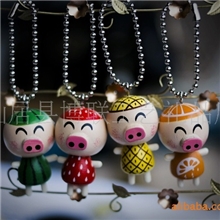 【4款】手机挂件批发包包挂饰麦兜猪系列工厂批发网店礼品