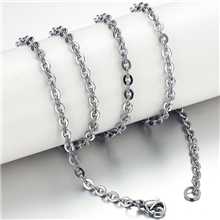 JewelryChains饰品批发钛钢情侣配链单链项链GL62