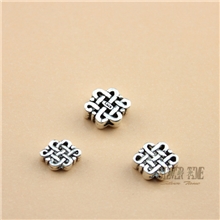 925纯银泰银配件厂家批发diy专用中国结挂件隔片串珠银饰配件