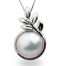 后浪天然马贝珍珠贵金属项链首饰新品女夏日低胸饰品彩虹韩版真珠