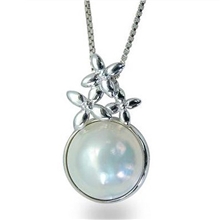 天然马贝珍珠2012新款冬季送母亲礼物典雅14mm