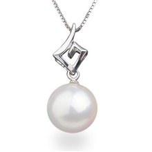 后浪马贝珍珠925银吊坠项链东方女性神韵美丽魅力掌上纯洁夜明珠