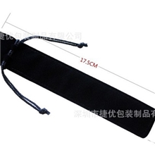 新品推荐多功能笔袋拉绳束口绒布笔袋卷笔袋