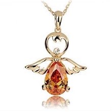 时尚水晶天使项链饰品批发厂家正品促销