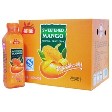 500ML百滋芒果口味果汁饮料食品饮料厂家生产直销诚招代理加盟
