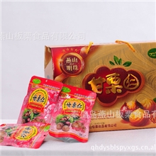 四星大礼包来自秦皇岛的特产甘栗仁红色包装