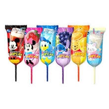 T日本直进固力果glico迪士尼米奇头型棒棒糖10g1*30支/盒批发
