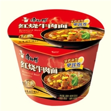 105g康师傅红烧牛肉面方便面速食面桶装整箱规格1*12桶