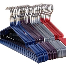 义乌衣架批发塑料衣架厂家直供不锈钢衣架干湿两用衣挂防滑衣架