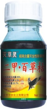 季胺盐类速效触杀型灭生性除草剂。具有触杀与一定的内吸作用