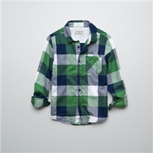 清仓特价外贸童装纯棉大格子Z家男女童衬衫欧美衬衫
