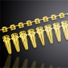 0.2毫升八连凸盖PCR管，黄色BIOLOGIX