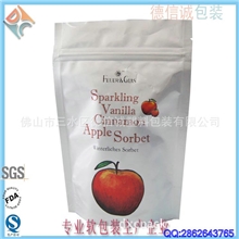 厂家供应远销国外水果功能饮品营养粉冲剂铝箔自立拉链包装袋