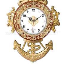 厂家供应船锭船钟欧式风格壁钟仿古挂钟68866#