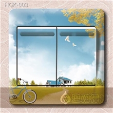 HGK-003金秋送爽丹桂飘香DIY开关贴