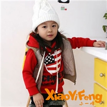 C3-7童秋装印图款儿童帽衫童卫衣儿童外套童装批发