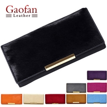 高帆奢华gaofan真皮马毛女士钱包真皮钱包4131厂价直批一手货源