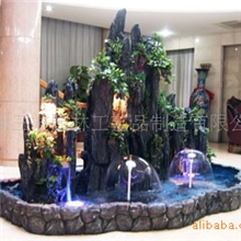 批发供应假山盆景雾化灯喷泉工艺品诚招加盟