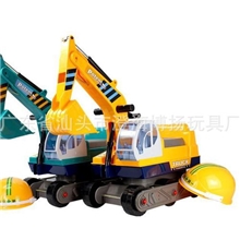 厂家直销265A轮动挖掘机高仿大号可骑可坐人挖土机坐人工程车