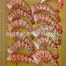 舟山野生漂烫单冻去头竹节虾，舟山水产品