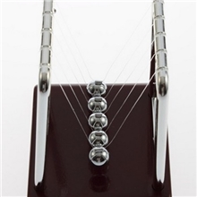 厂家直销摆放工艺品科教玩具平衡摇摆球牛顿碰碰球（ABS加大）