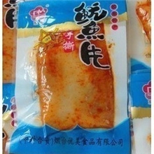 优美厂家直销手撕片（辣味）山东特产海产品零食销向京津江浙沪