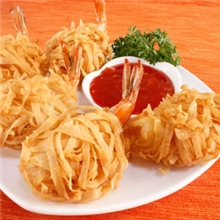 千丝万缕情侣虾老规格亚洲渔港冷冻水产西餐酒店原料供应