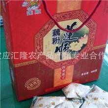 莲顺牌600克红枣莲子藕粉礼盒装