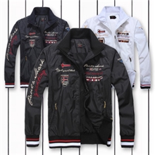 13新款PaulShark鲨鱼夹克时尚休闲欧美风男装古老夹克外套薄